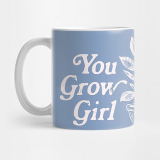 You Grow Girl - pink/cream Mug